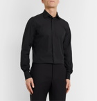 Ermenegildo Zegna - Black Double-Cuff Cotton and Silk-Blend Shirt - Black