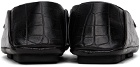 Dolce&Gabbana Black Calfskin Driver Loafers