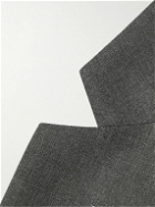 ATON - Unstructured Wool Blazer - Gray