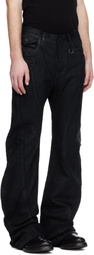 Julius Black Bending Flare Jeans