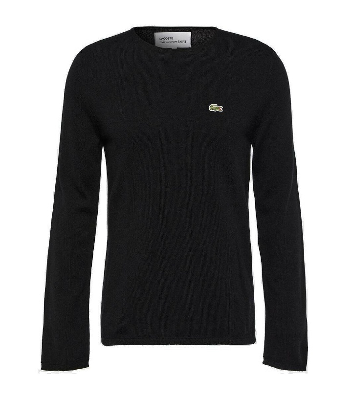 Photo: Comme des Garçons Shirt x Lacoste wool sweater