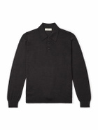 Purdey - Wool Polo Shirt - Brown