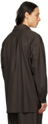 Lownn Brown Slit Shirt