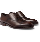 Paul Smith - Kenning Burnished-Leather Oxford Shoes - Brown