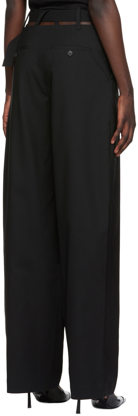 Y/Project Black Y Belt Trousers