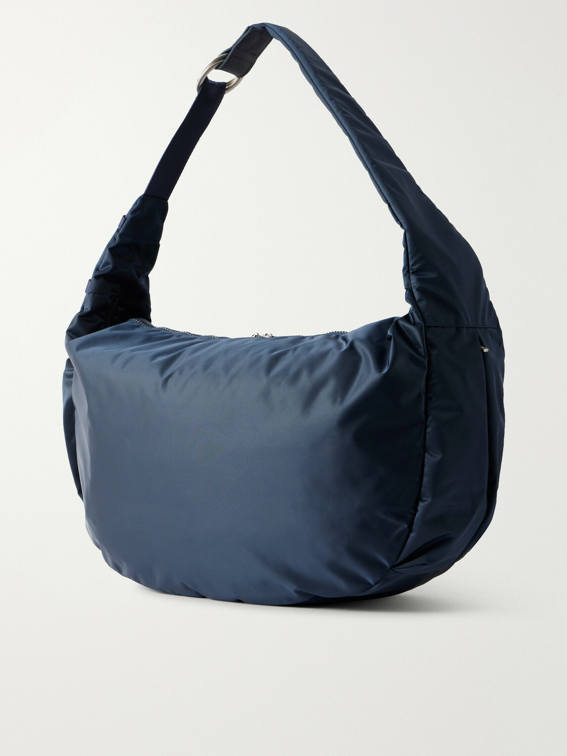 Master-Piece - Ark Leather-Trimmed Satin Shoulder Bag