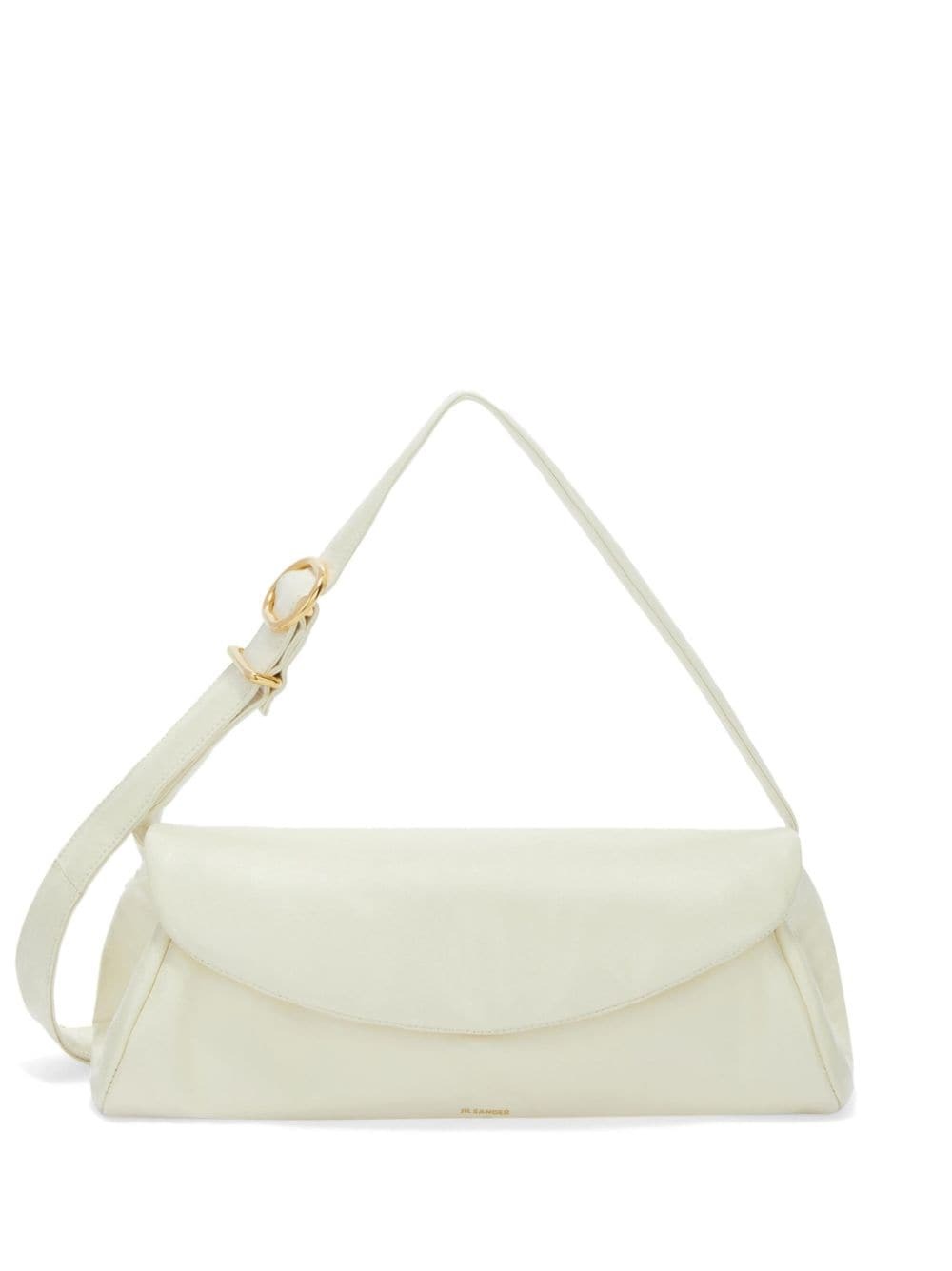 JIL SANDER - Cannolo Padded Large Leather Shoulder Bag Jil