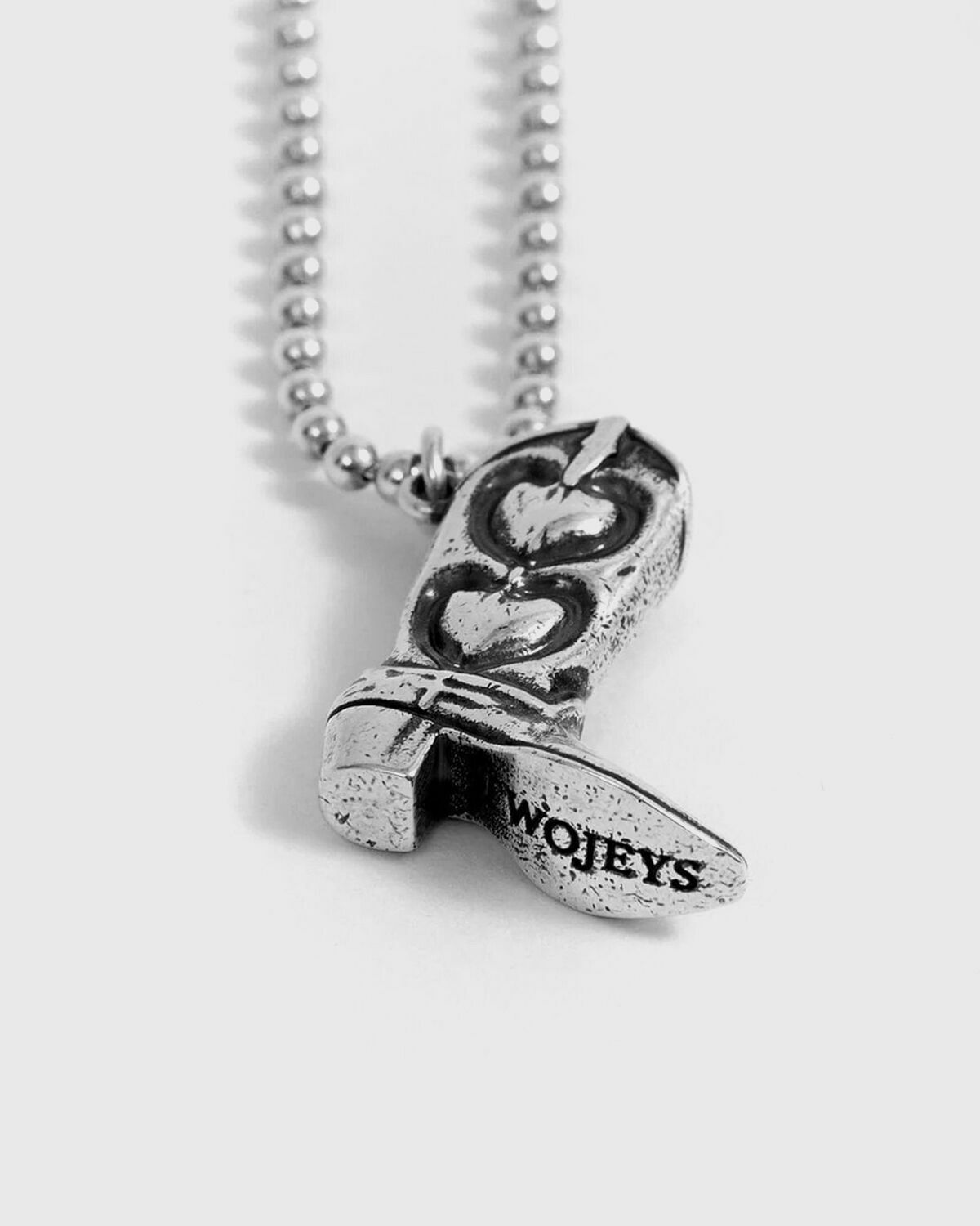 TwoJeys Boot Necklace silver Mens Jewellery