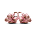 Marc Jacobs Pink Satin Bow Slingback Heels