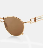 Jean Paul Gaultier x Karim Benzema 56-0174 round sunglasses