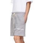 Essentials Grey Logo Shorts