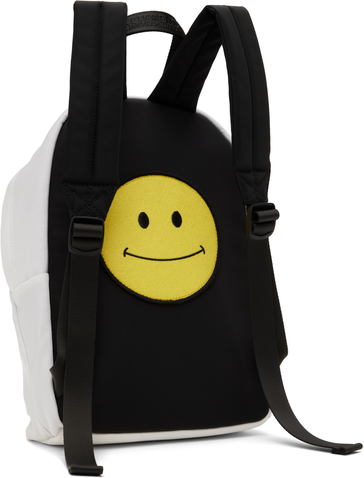 VETEMENTS Kids White 'Have A Nice Day' Backpack