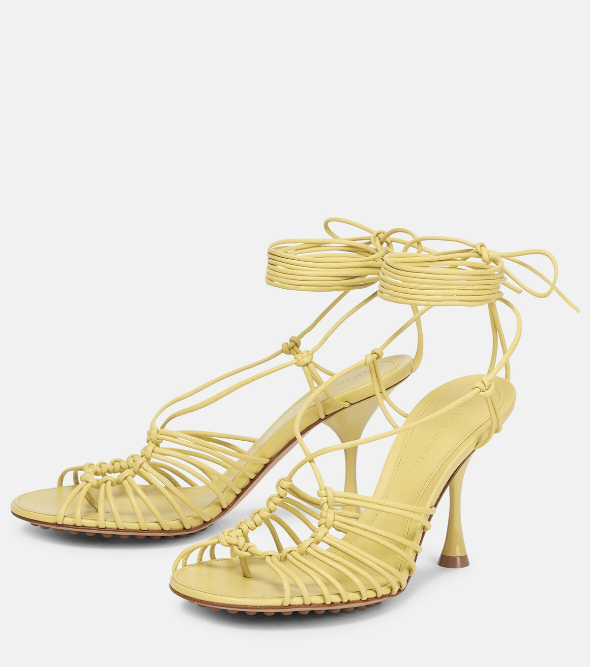 Bottega Veneta - Dot leather sandals Bottega Veneta