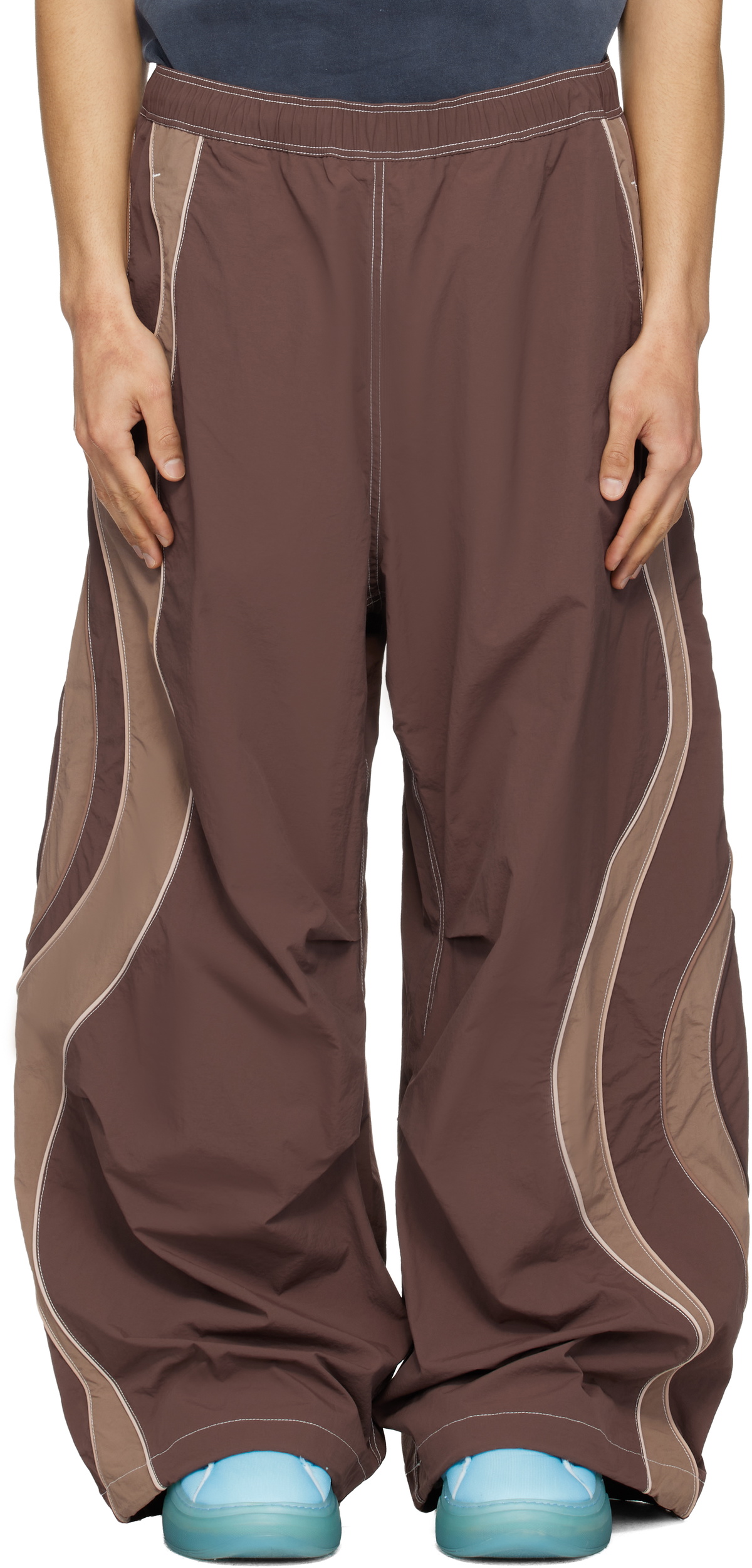 ERL Brown UFO Track Pants