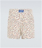 Arrels Barcelona x Malika Favre printed swim shorts