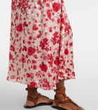 Isabel Marant Hilza floral jacquard maxi skirt