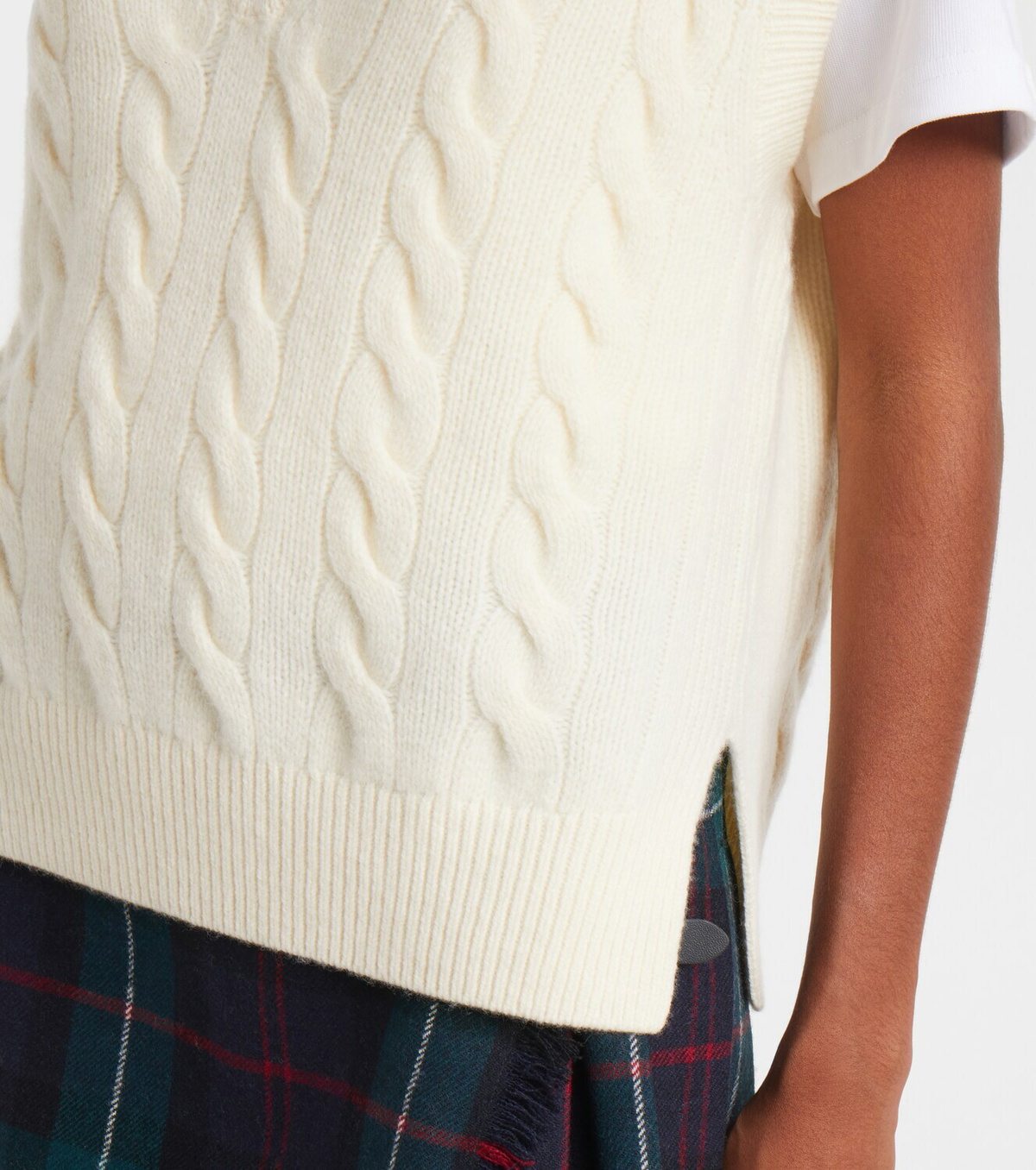 Polo Ralph Lauren Cable-knit wool and cashmere vest