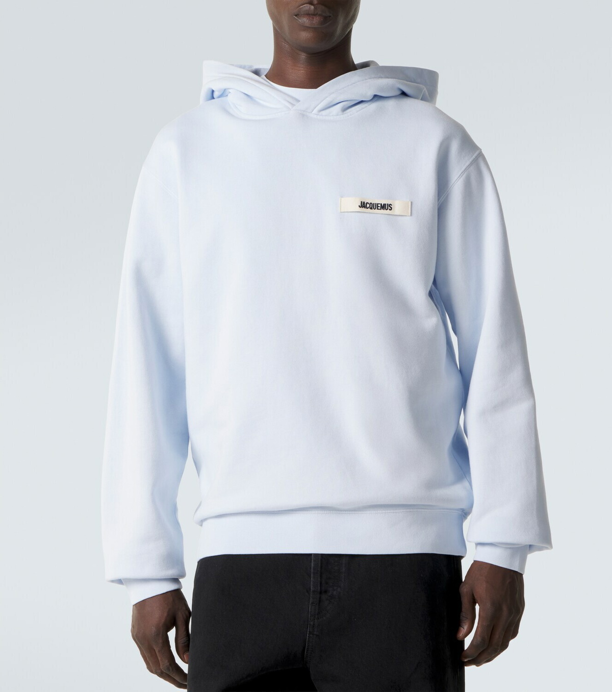 Jacquemus Gros Grain logo cotton hoodie