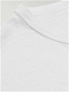 Velva Sheen - Cotton-Jersey Henley T-Shirt - White
