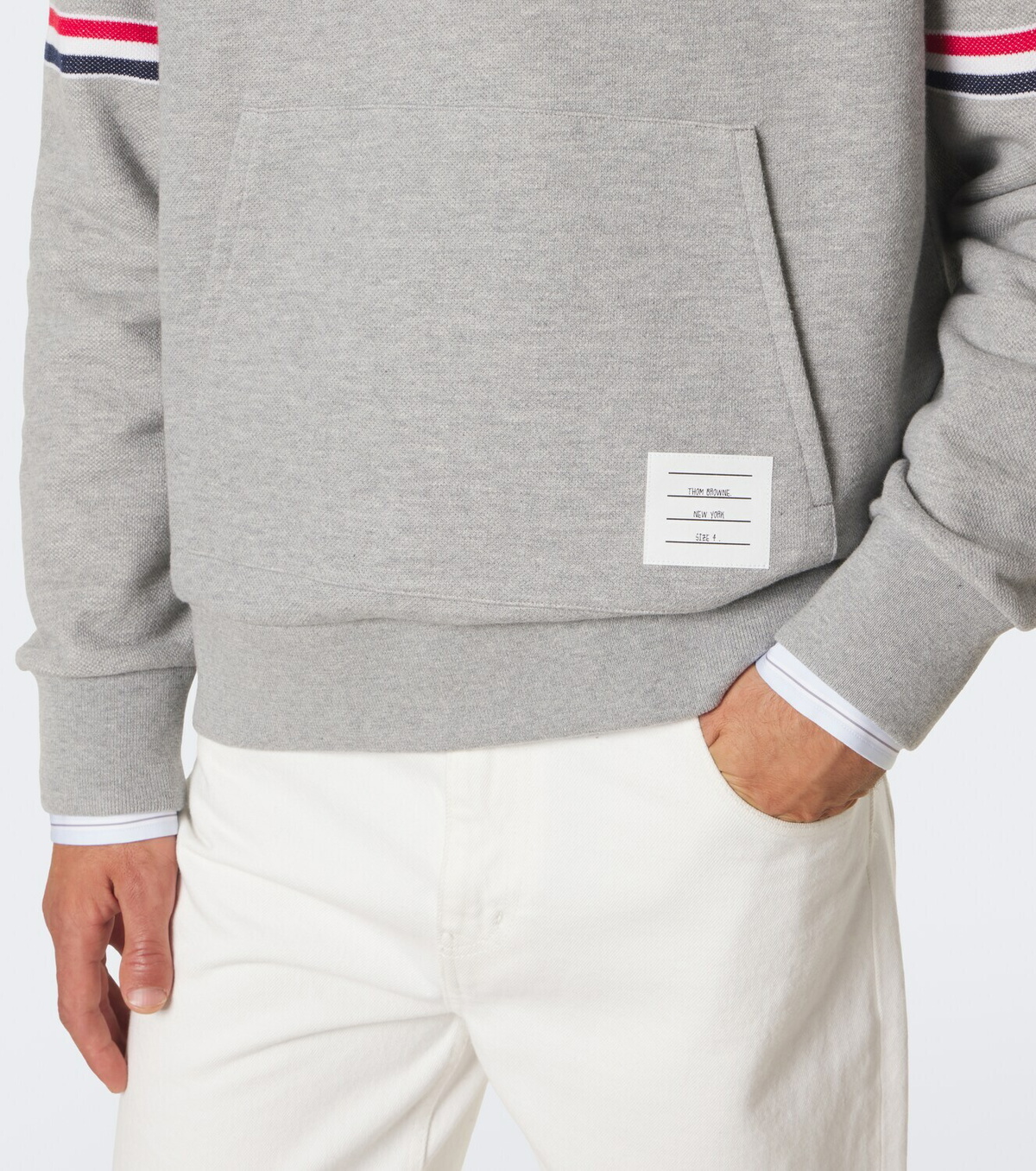 Thom Browne Cotton piqué sweatshirt