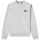 Lacoste Men's Robert Georges Core Crew Sweat in Silver Marl