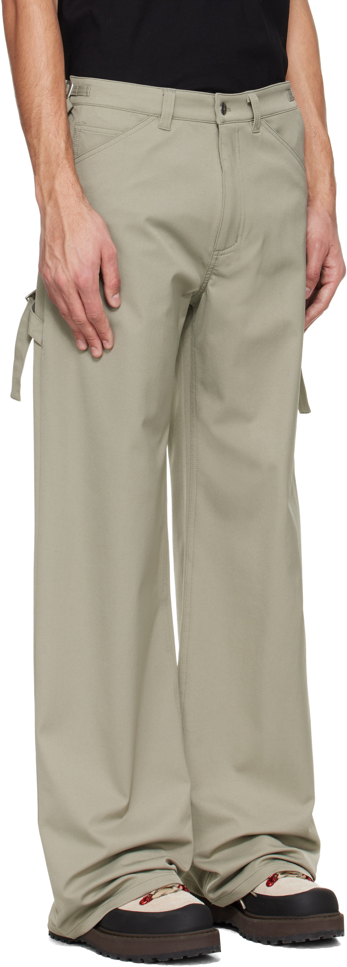 HELIOT EMIL Green Dressage Trousers