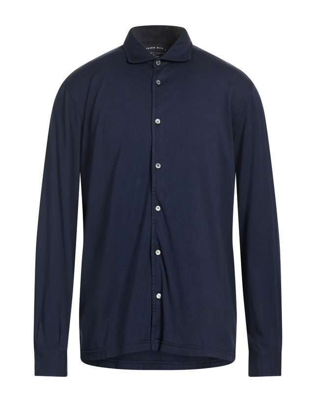 Photo: Fedeli Mens Shirt Midnight in Blue