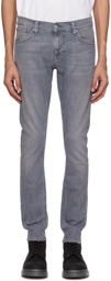 Nudie Jeans Gray Tight Terry Jeans