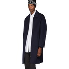 Valentino Navy Wool Coat