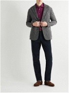 Sid Mashburn - Cotton and Cashmere-Blend Corduroy Suit Trousers - Blue