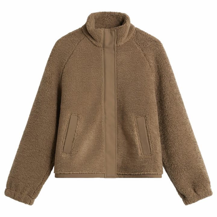 Photo: Samsøe Samsøe Women's Safrost Fleece Jacket in Fossil