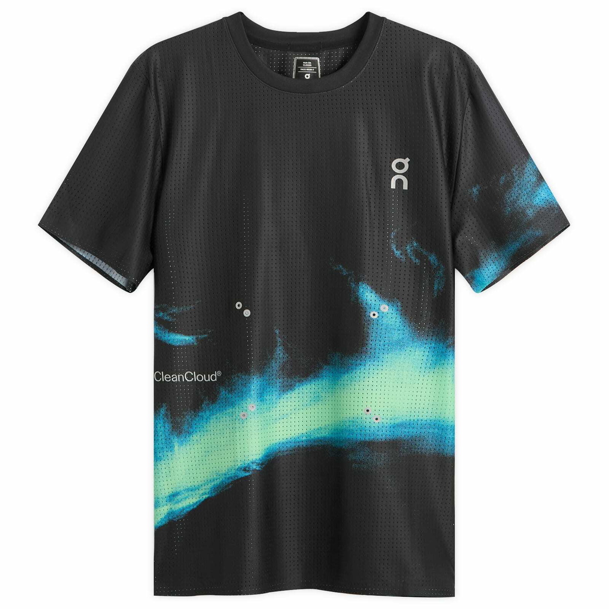 ON Men's Pace Mesh-T in Black/Horizon On