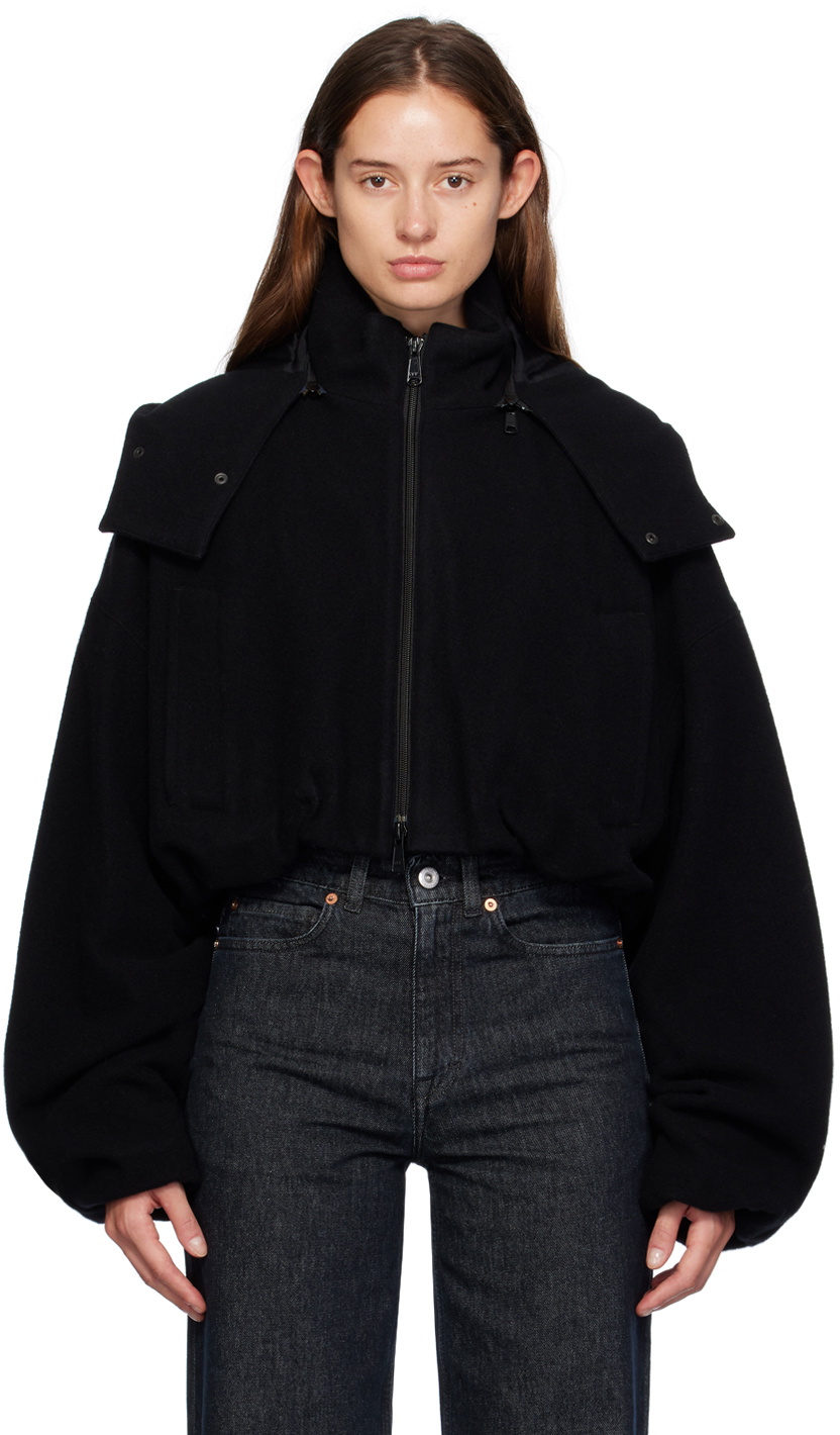 Y's Black N-Short Jacket
