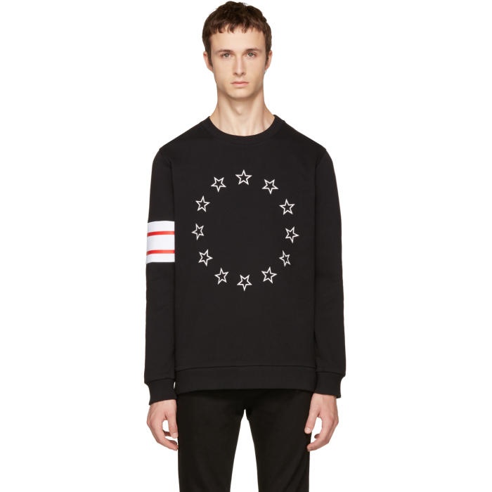 Photo: Givenchy Black Circle Stars Sweatshirt