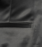 Dodo Bar Or High-rise wide-leg satin pants