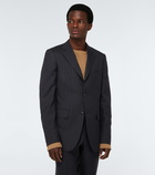 Comme des Garcons Homme Deux - Wool chalk-striped blazer