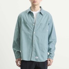 WTAPS Men's Cb Long Sleeve Shirt in Indigo