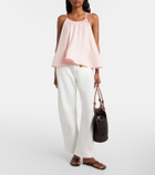 Stella McCartney Embellished barrel-leg jeans
