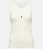 Saint Laurent Knitted wool tank top