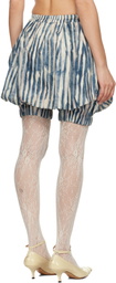 Vivienne Westwood Blue & Off-White Bloomers Shorts