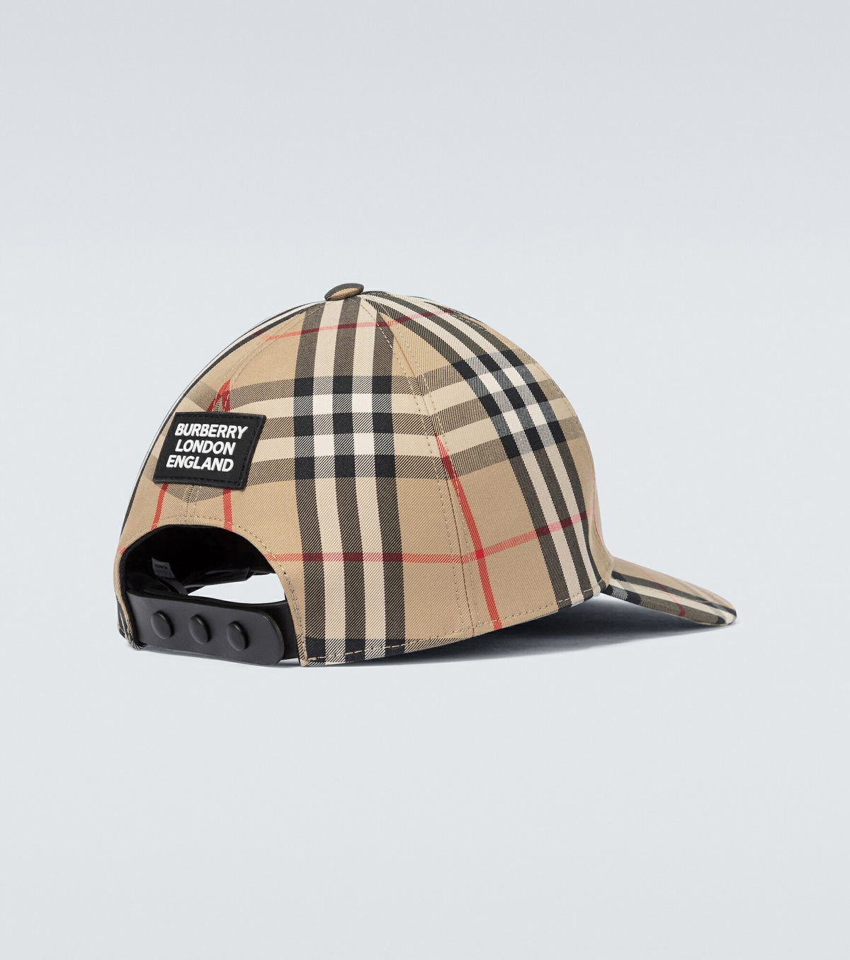 burberry vintage check baseball cap