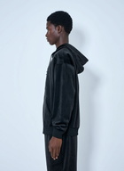 Y-3 Zip-Up Hoodie with Ribbed Trims