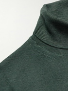 Boglioli - Slim-Fit Garment-Dyed Wool Rollneck Sweater - Green