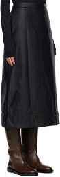 LE17SEPTEMBRE Black Padded Midi Skirt
