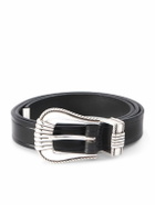 Monitaly - Leather Belt - Black