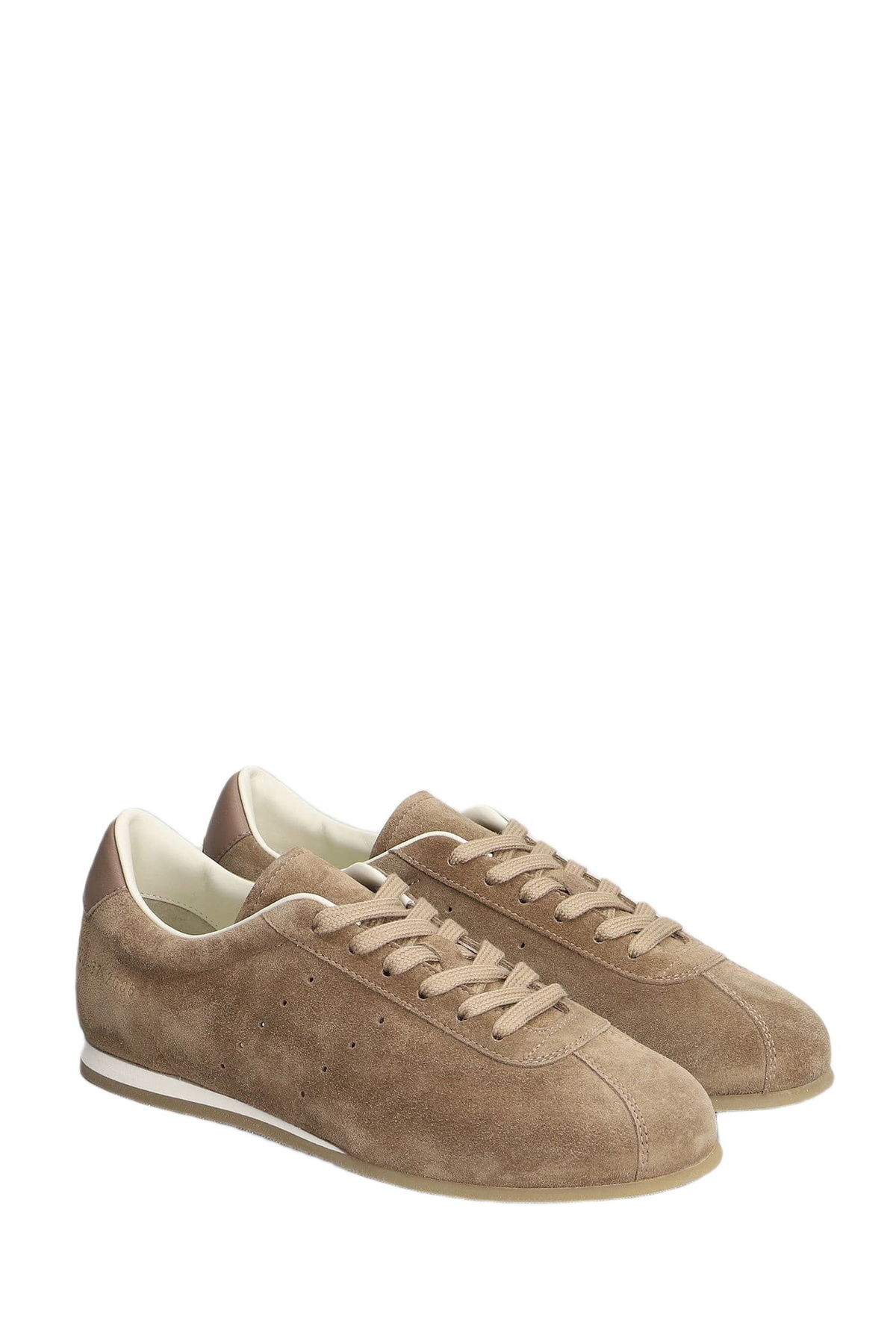 Common Projects Driving Shoe Sneakers In Taupe Suede