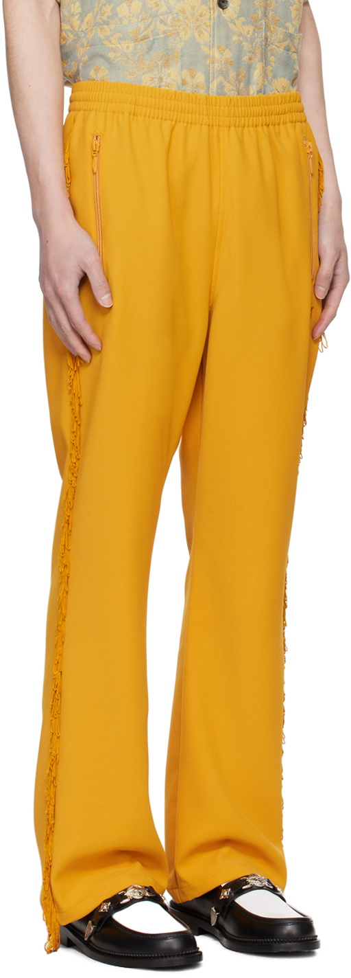 パンツ Needles Track Pants / Yellow NEEDLES Yellow Fringe Track Pants Needles