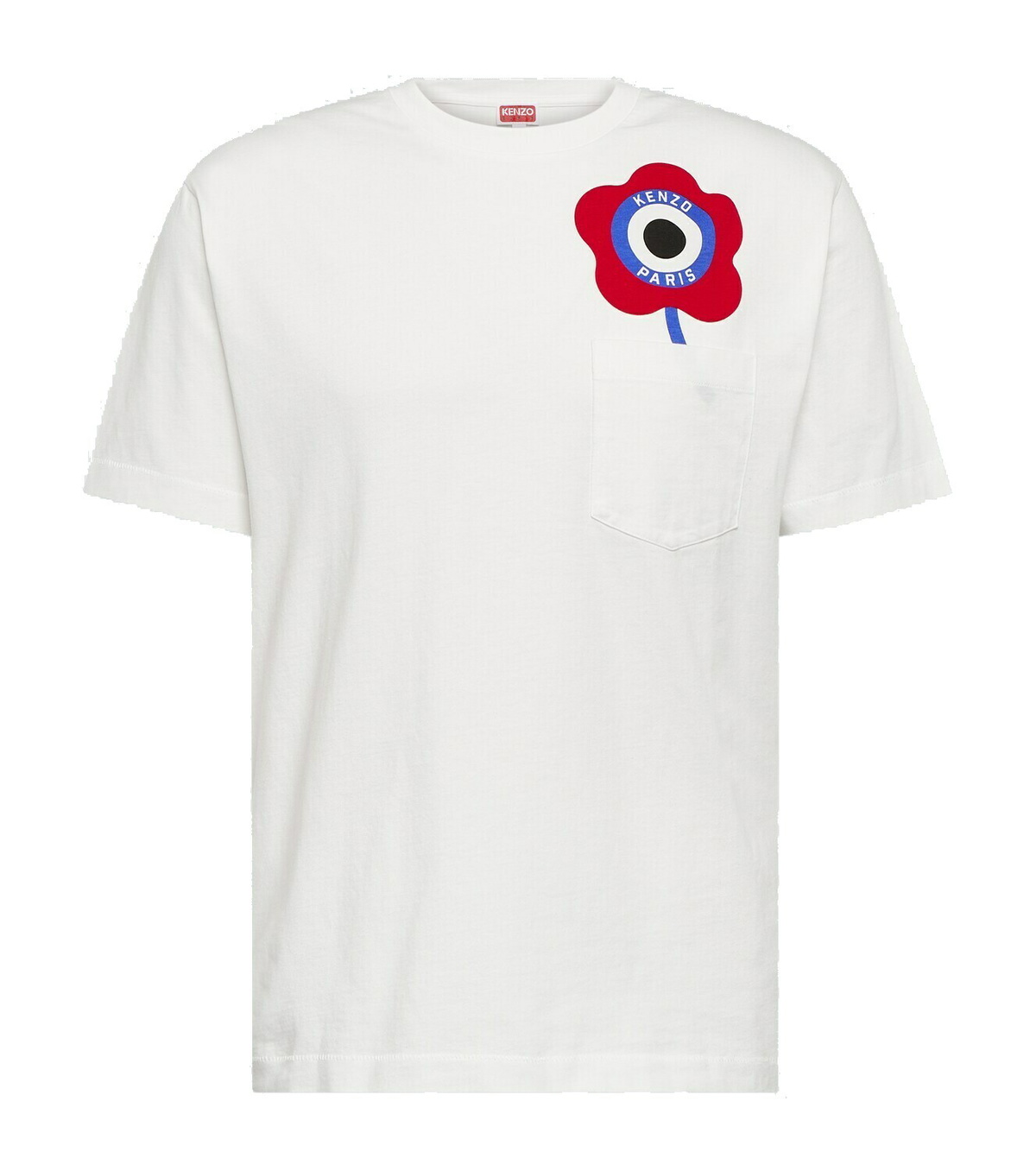 【関税&送料込】Kenzo White Cotton T-Shirt With Logo Kenzo Logo cotton shirt Kenzo