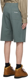 Acne Studios Khaki Exposed Seam Shorts