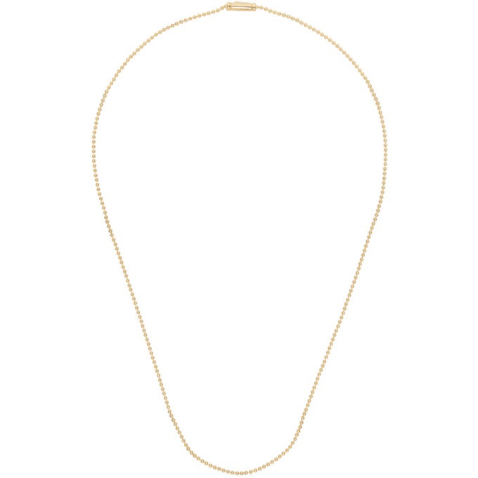 Photo: Tom Wood Gold Ball Chain Necklace